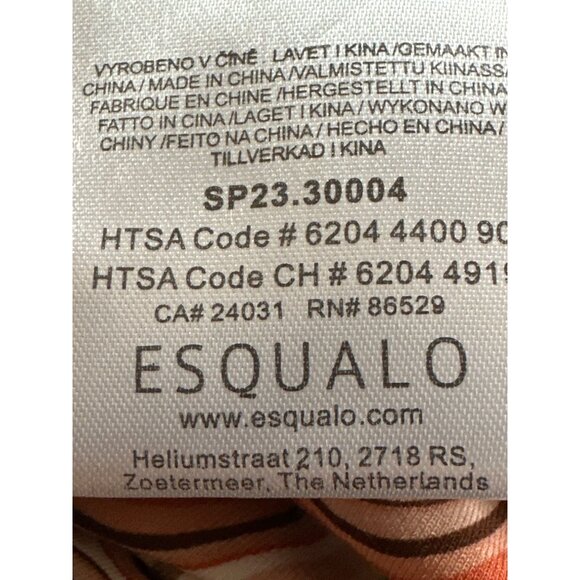 Casual Chic Esqualo Geometric Retro Mod Dress Sz Small Multicolor Preppy Euro - Picture 12 of 13